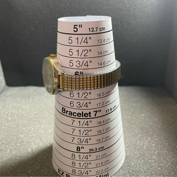 Timex Viewpoint CC3D82500, Women's 2-Tone Expansion Band Watch, Champagne Dial - Picture 6 of 7